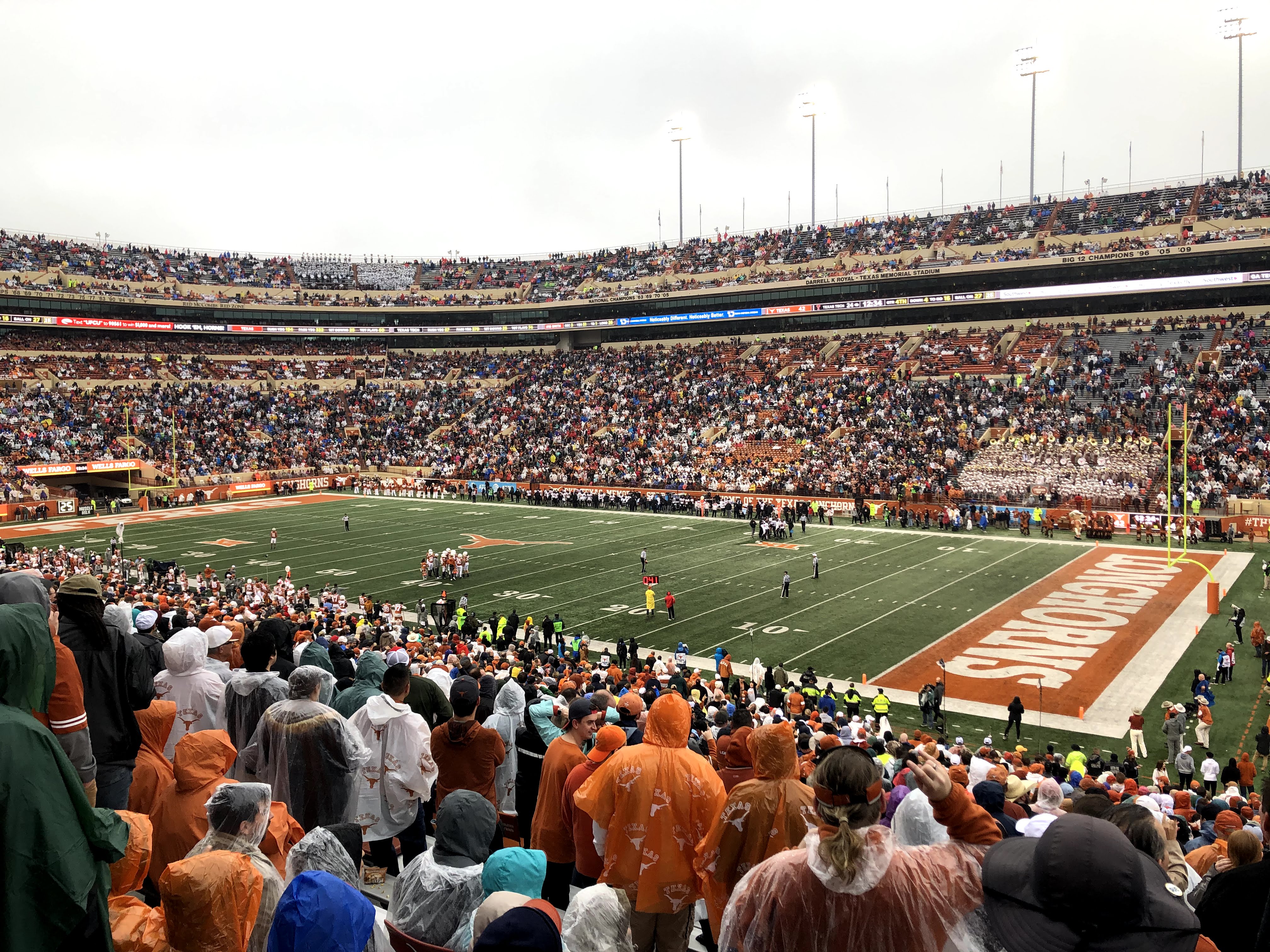 University of Texas Football versus Texas Tech 2019